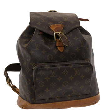 LOUIS VUITTON Monogram Montsouris GM Backpack M51135 LV Auth bs6696