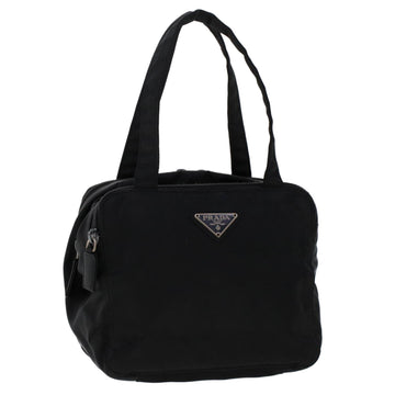 PRADA Hand Bag Nylon Black Auth bs6796