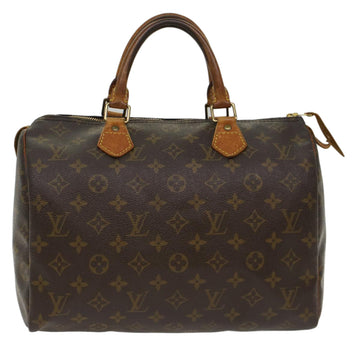 LOUIS VUITTON Monogram Speedy 30 Hand Bag M41526 LV Auth bs6896