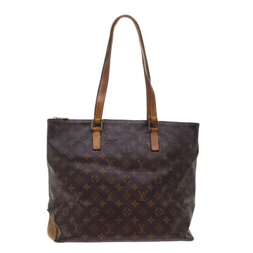 LOUIS VUITTON Monogram Cabas Mezzo Tote Bag M51151 LV Auth bs6927