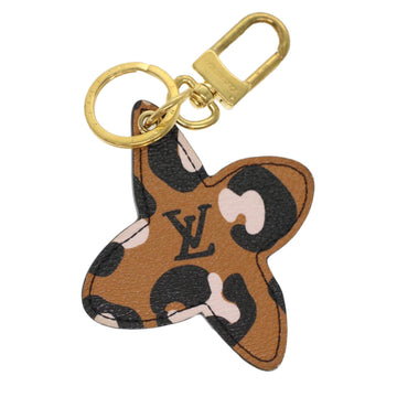 LOUIS VUITTON Porte Cles Illustre Key Holder Brown M00424 LV Auth bs7091