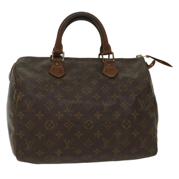 LOUIS VUITTON Monogram Speedy 30 Hand Bag M41526 LV Auth bs7330