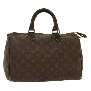 LOUIS VUITTON Monogram Speedy 30 Hand Bag M41526 LV Auth bs7397