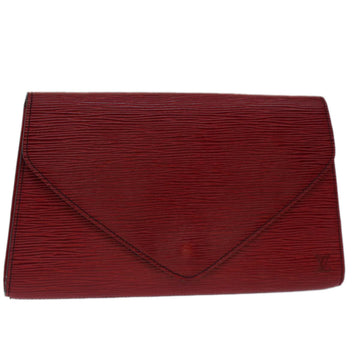 LOUIS VUITTON Epi Art Deco Clutch Bag Red M52637 LV Auth bs7510