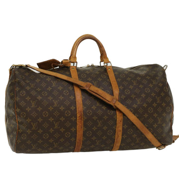 LOUIS VUITTON Monogram Keepall Bandouliere 60 Boston Bag M41412 LV Auth bs7772