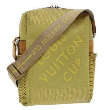 LOUIS VUITTON Damier Geant Weatherly Shoulder Bag Yellow M80636 LV Auth bs7812