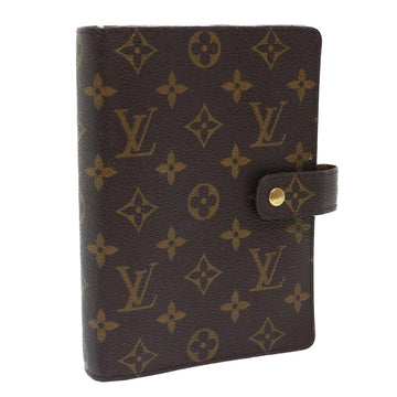 LOUIS VUITTON Monogram Agenda MM Day Planner Cover R20105 LV Auth bs7890