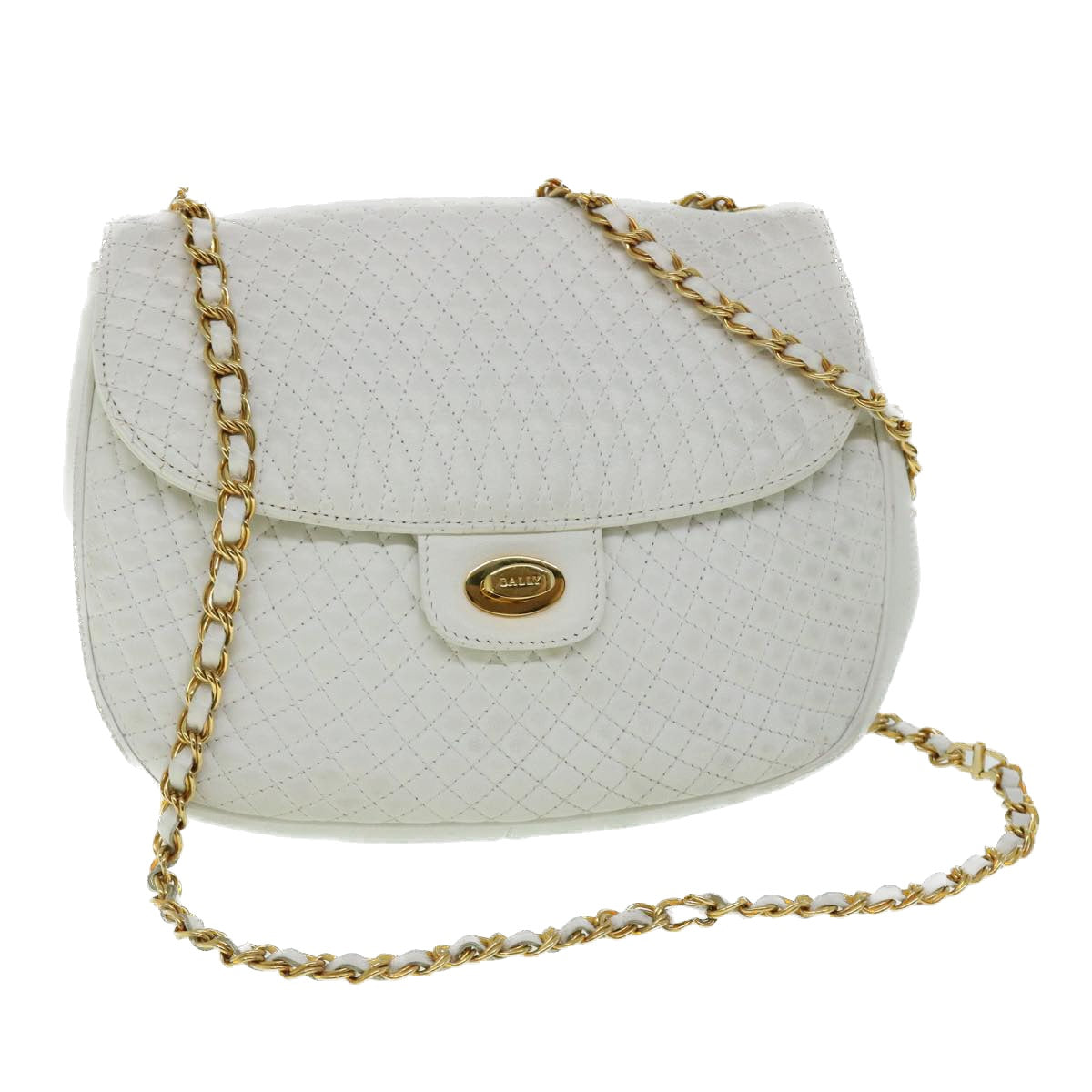 Bally quilted 2025 chain bag