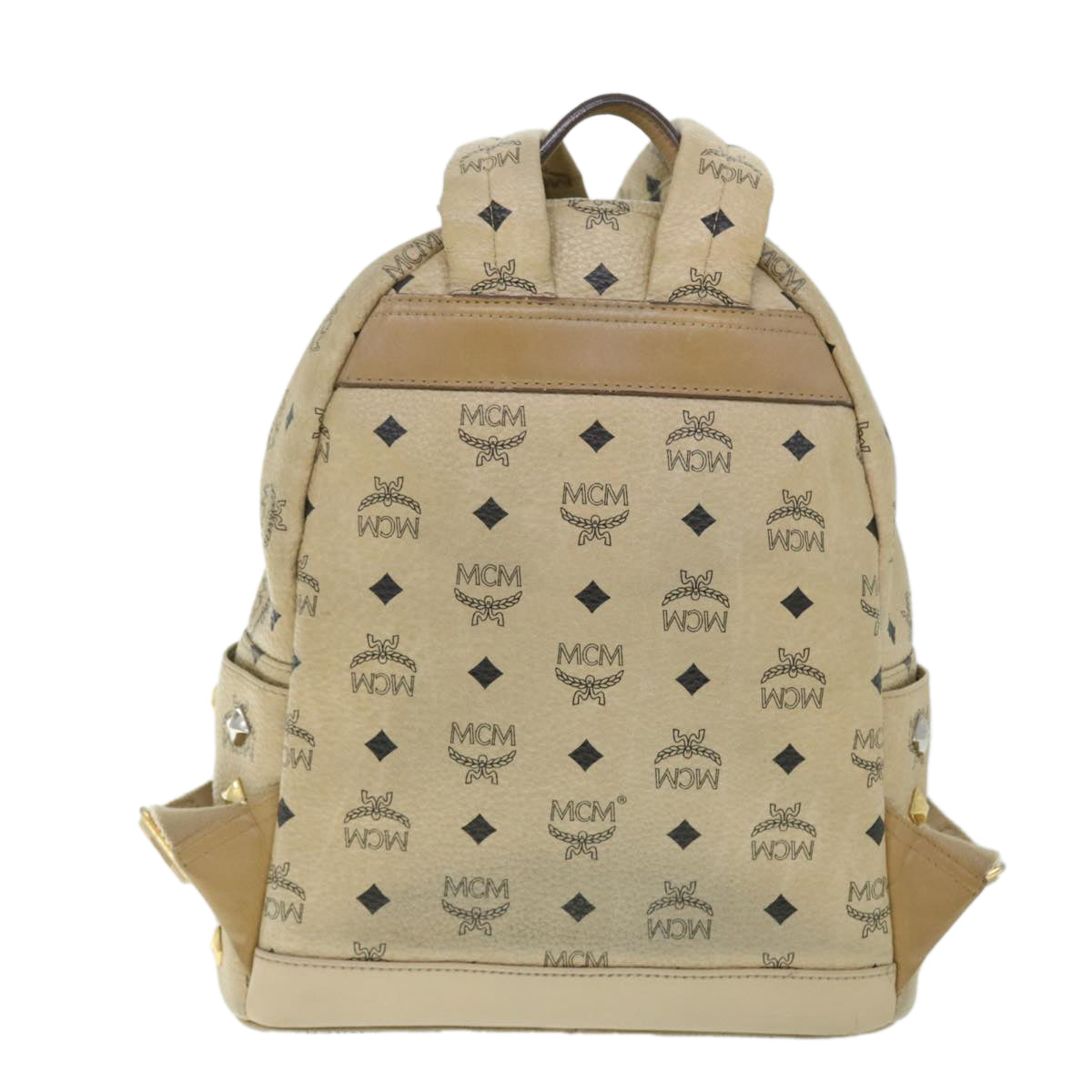 Mcm beige outlet backpack