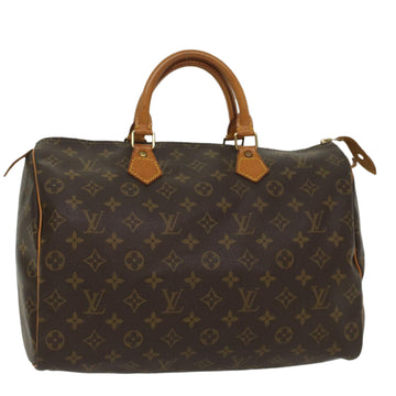 LOUIS VUITTON Monogram Speedy 35 Hand Bag M41524 LV Auth bs8113