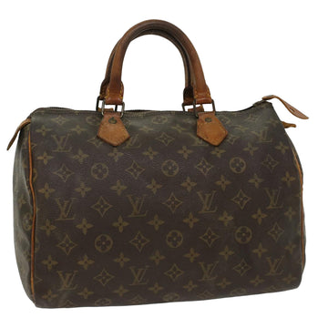 LOUIS VUITTON Monogram Speedy 30 Hand Bag M41526 LV Auth bs8142