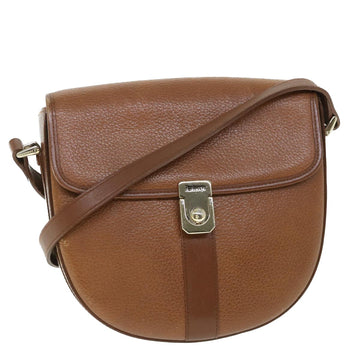 BURBERRYSs Shoulder Bag Leather Brown Auth bs8541