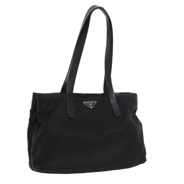 PRADA Shoulder Bag Nylon Black Auth bs8599