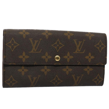 LOUIS VUITTON Monogram Portefeuille Sarah Long Wallet M60531 LV Auth bs8658