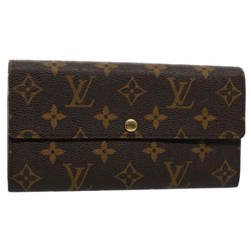 LOUIS VUITTON Monogram Portefeuille Sarah Long Wallet M60531 LV Auth bs8661