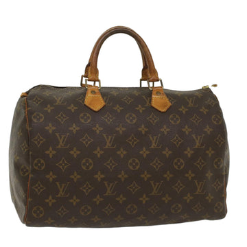 LOUIS VUITTON Monogram Speedy 35 Hand Bag M41524 LV Auth bs8702