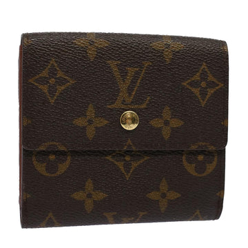 LOUIS VUITTON Monogram Portefeuille Elise Wallet M61654 LV Auth bs9113