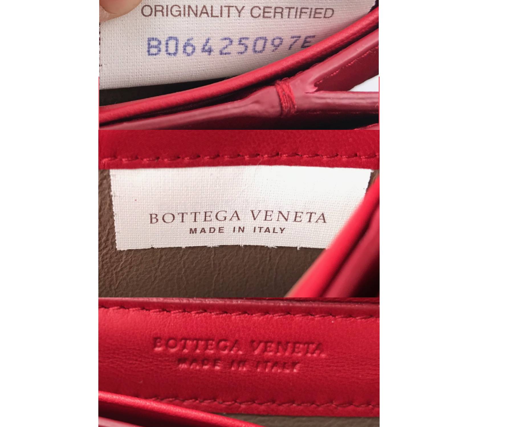 Bottega veneta discount originality certified