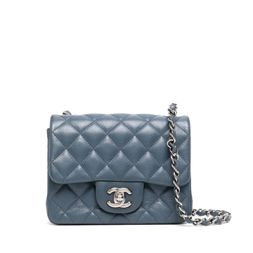 CHANEL Caviar Mini Square Flap Bag