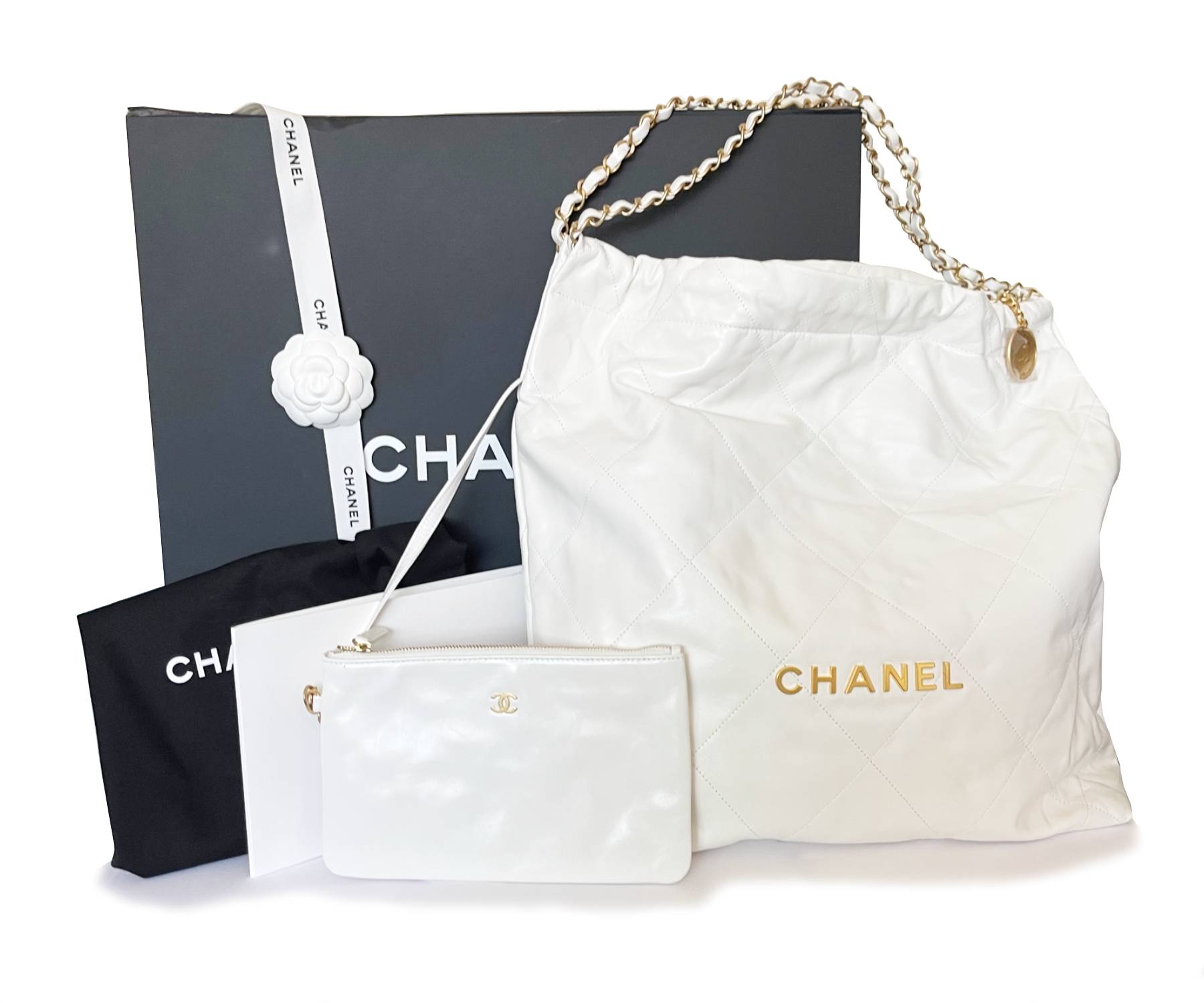 Chanel 22 discount white