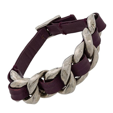 CHANEL Woven Leather Bracelet
