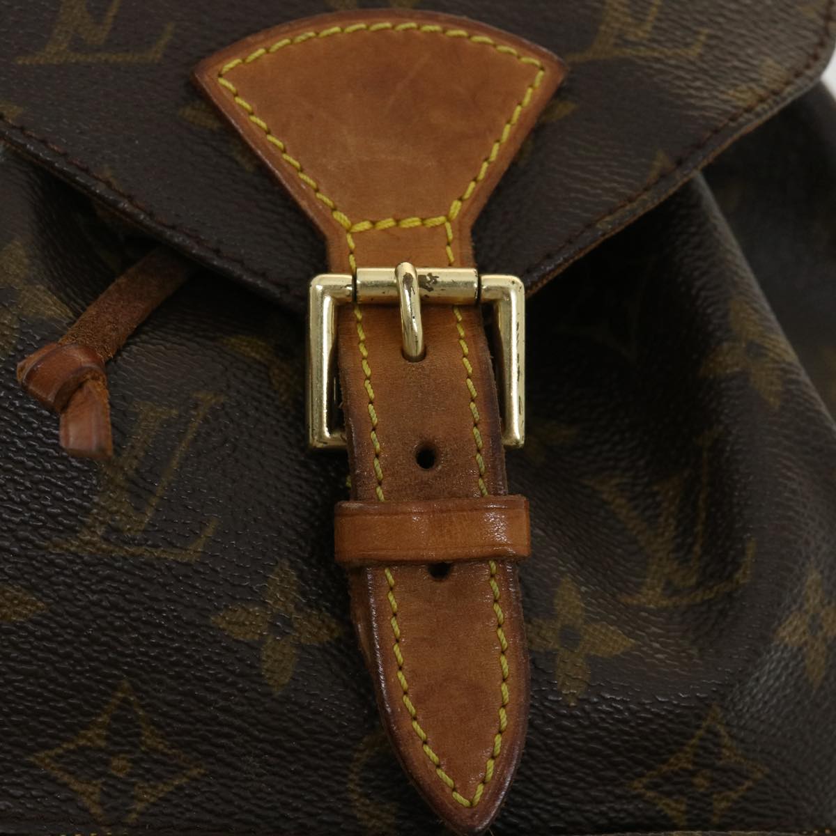 Auth LOUIS VUITTON Montsouris MM M51136 Monogram SP0050 Backpack