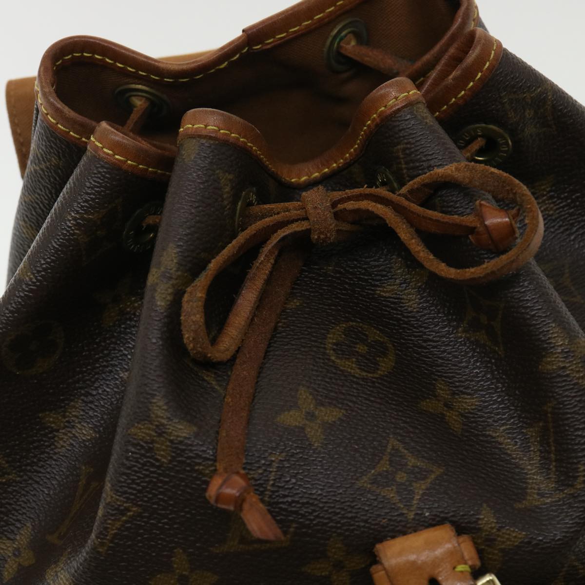 Auth LOUIS VUITTON Montsouris MM M51136 Monogram SP0050 Backpack