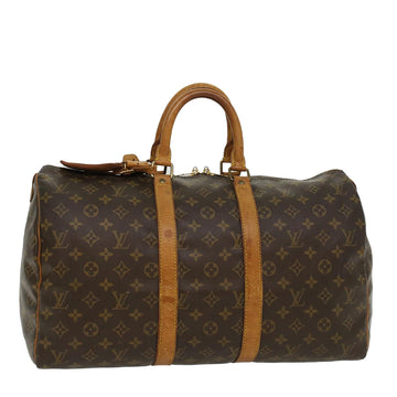 LOUIS VUITTON Monogram Keepall 45 Boston Bag M41428 LV Auth cl538