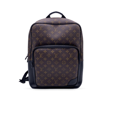 LOUIS VUITTON Monogram Macassar Canvas Dean Backpack Bag M45335