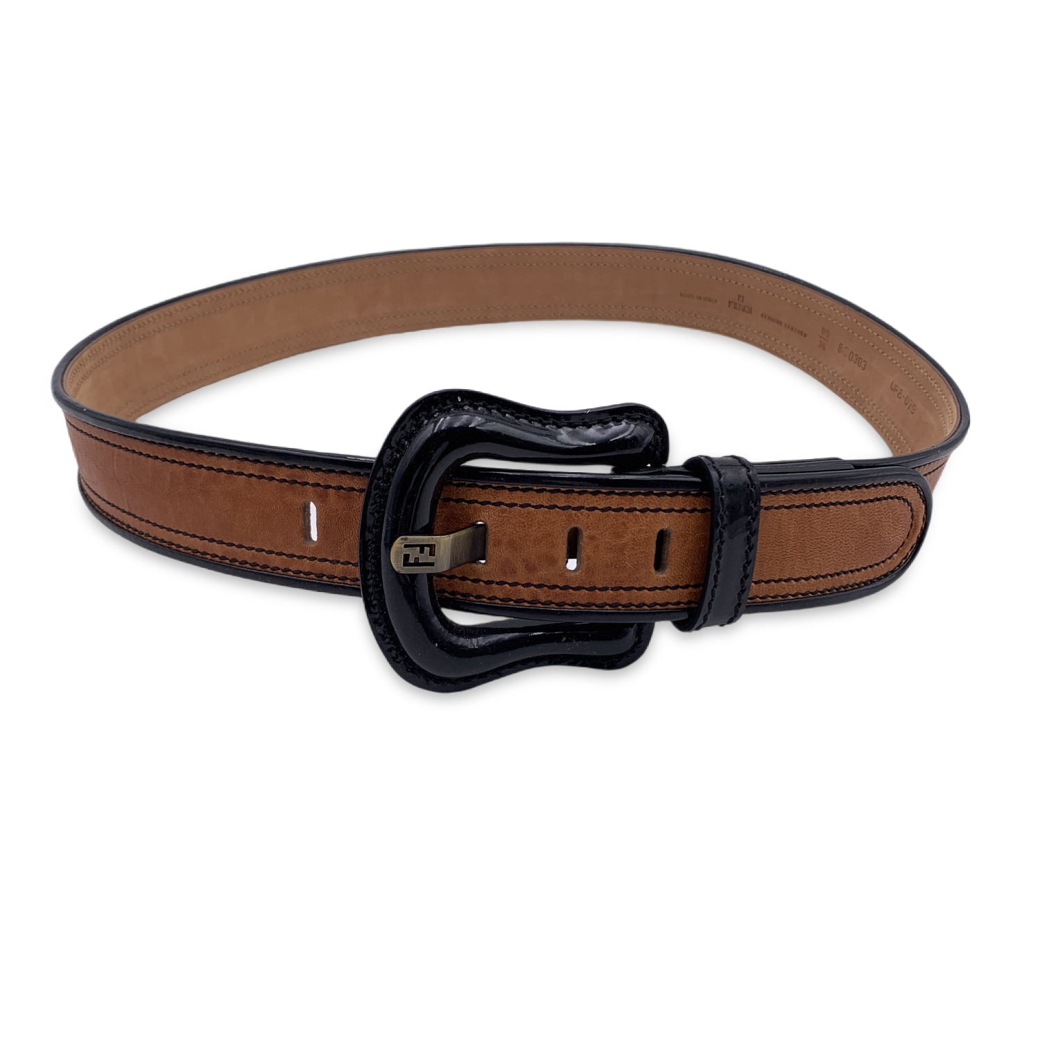 Tan fendi outlet belt