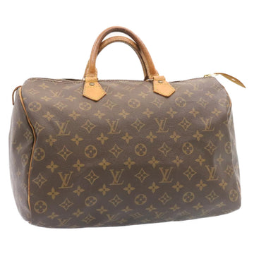 LOUIS VUITTON Monogram Speedy 35 Hand Bag M41524 LV Auth ds162