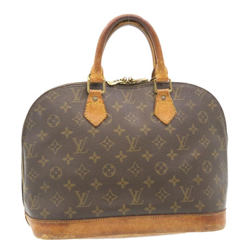 Alma leather handbag Louis Vuitton White in Leather - 35507970