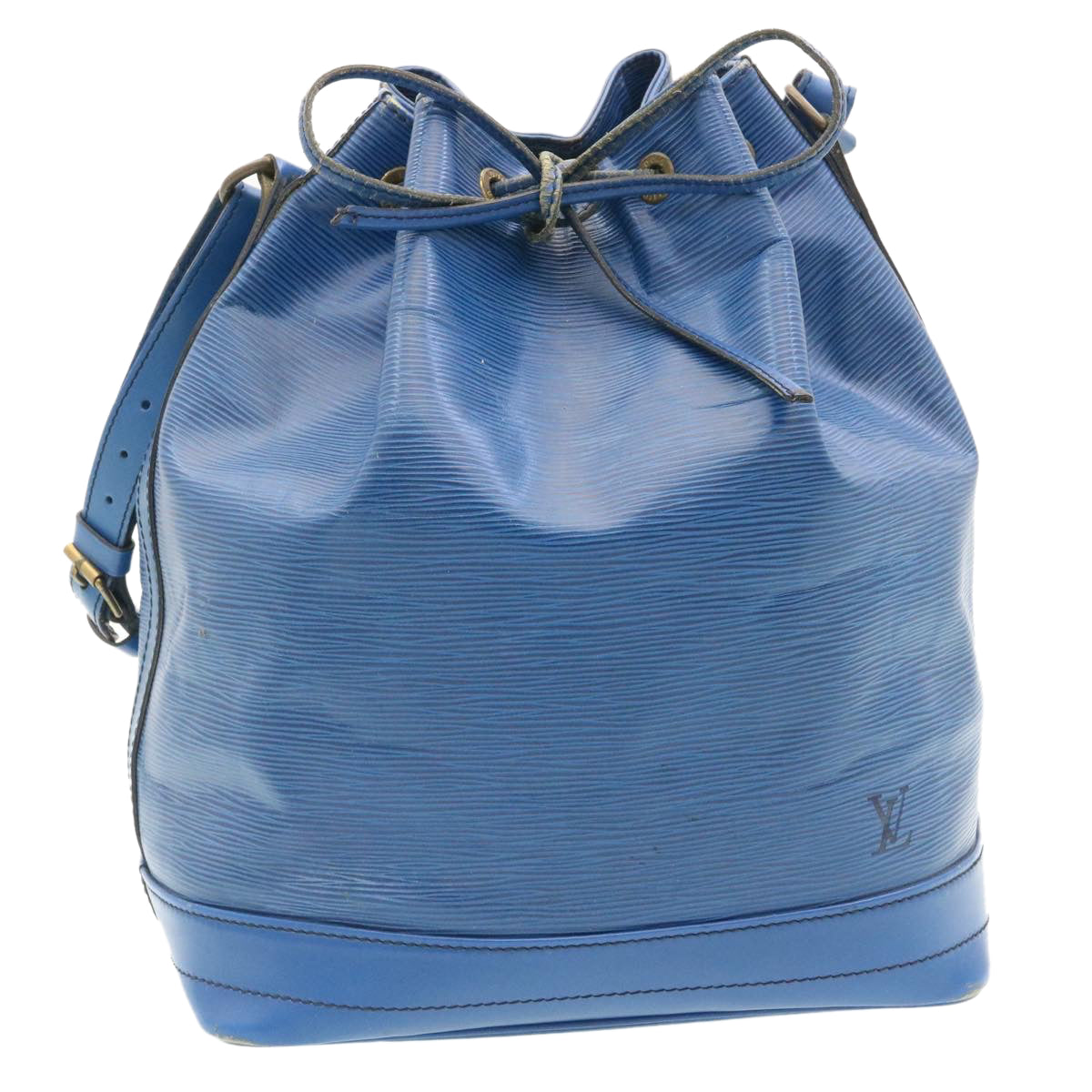 Handbags Louis Vuitton Louis Vuitton Damier Azur Noe Shoulder Bag N42222 LV Auth 29310