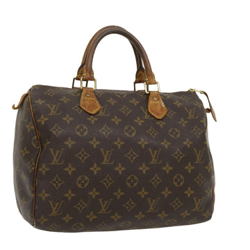 LOUIS VUITTON Monogram Speedy 30 Hand Bag M41526 LV Auth ds517