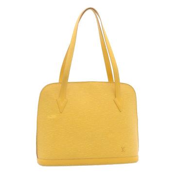 LOUIS VUITTON Epi Lussac Shoulder Bag Yellow M52289 LV Auth dt003