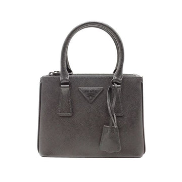 PRADA Black Galleria Saffiano Leather Mini Bag