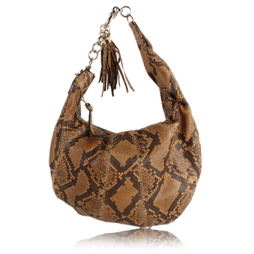 Gucci 2014 Jackie Soft Flap Shoulder Bag Burgundy Python Snakeskin