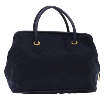 CELINE Hand Bag Nylon Navy Auth ep1160