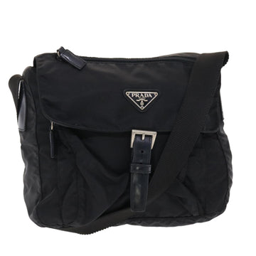 PRADA Shoulder Bag Nylon Black Auth ep1266
