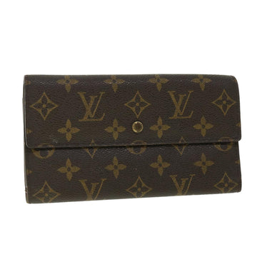 LOUIS VUITTON Monogram Porte Tresol International Wallet M61215 LV Auth ep1316