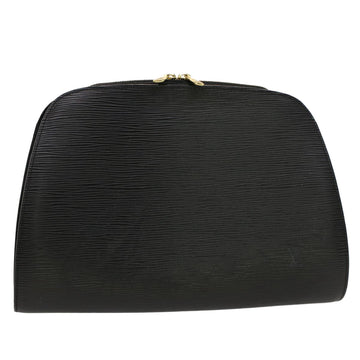 LOUIS VUITTON Epi Dauphine GM Cosmetic Pouch Black M48432 LV Auth ep1376