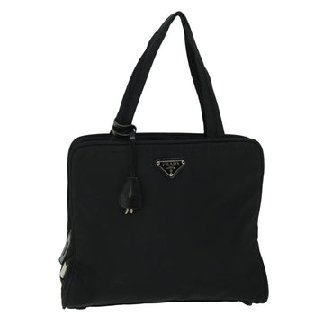 PRADA Hand Bag Nylon Black Auth ep1761