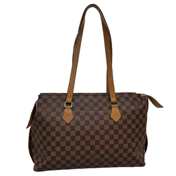 LOUIS VUITTON Damier Ebene Colombine Tote Bag M99037 LV Auth ep183