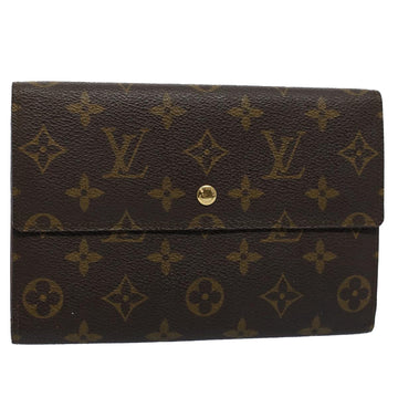 LOUIS VUITTON Monogram Pochette Passpole Trifold Wallet M60135 LV Auth ep2040