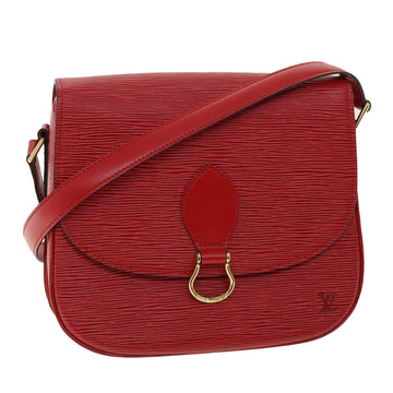 Louis Vuitton Epi Keepall 55 M42957 Women's Boston Bag Castilian Red