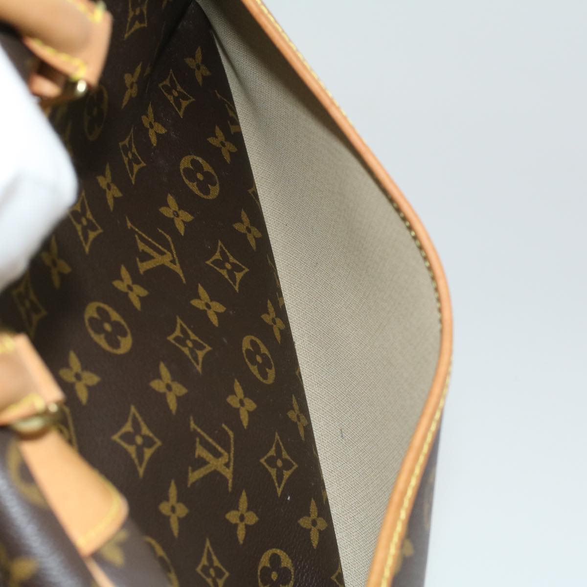 LOUIS VUITTON Monogram Deauville Hand Bag M47270 LV Auth 29823