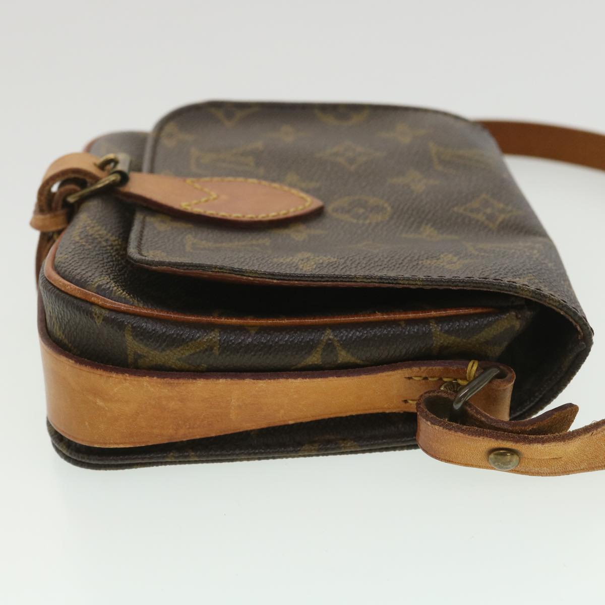 LOUIS VUITTON Monogram Cartouchiere PM Shoulder Bag M51254 LV Auth