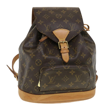 LOUIS VUITTON Monogram Montsouris MM Backpack M51136 LV Auth ep796