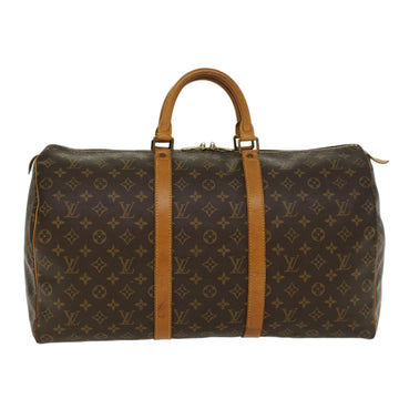 LOUIS VUITTON Monogram Keepall 50 Boston Bag M41426 LV Auth ep861