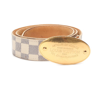 LOUIS VUITTON Damier Azur Voyage Belt